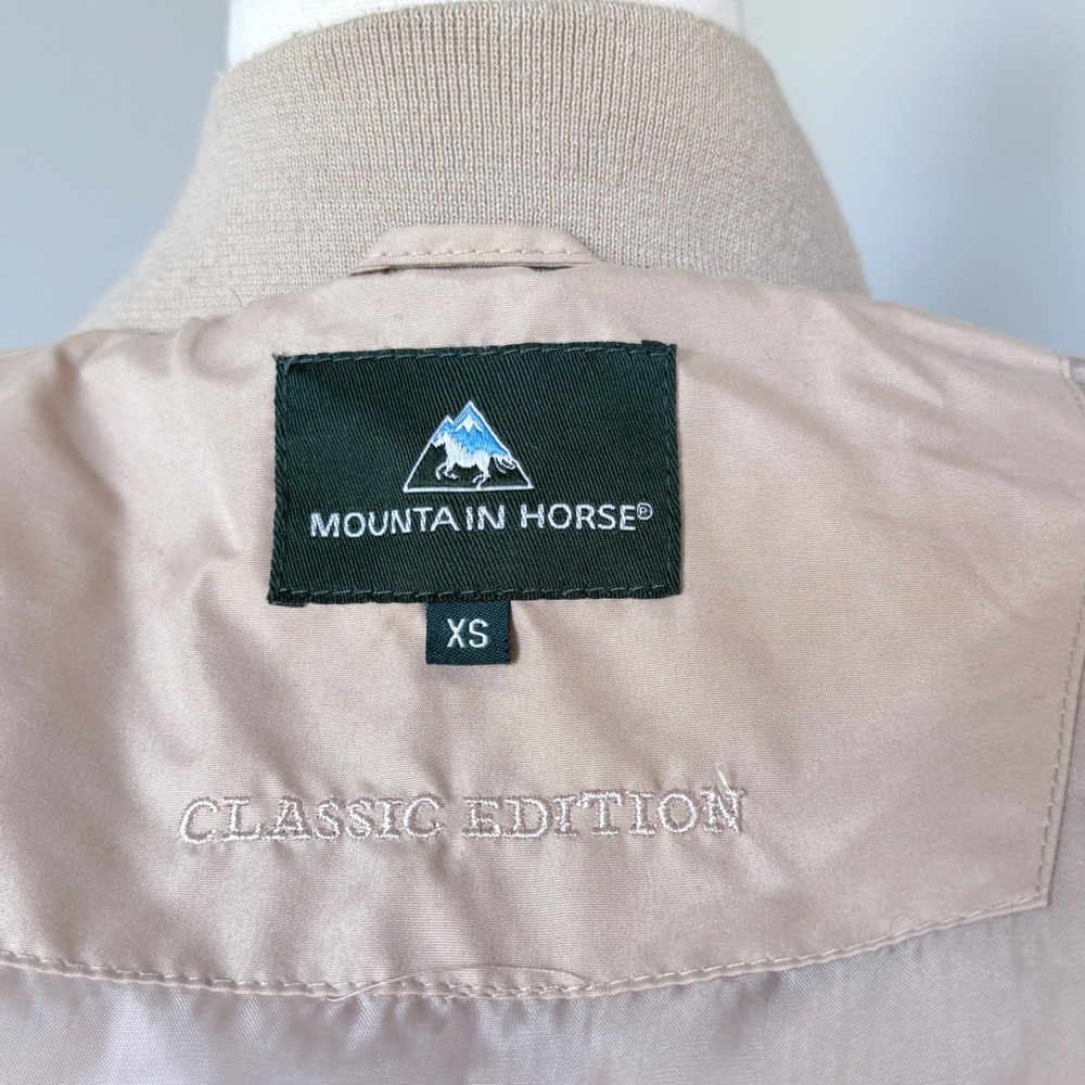 Authentic Mountain Horse Classic Edition Convertible Riding Jacket Taupe Beige - Picture 6 of 16